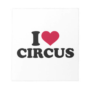 Liebe I Zirkus Notizblock