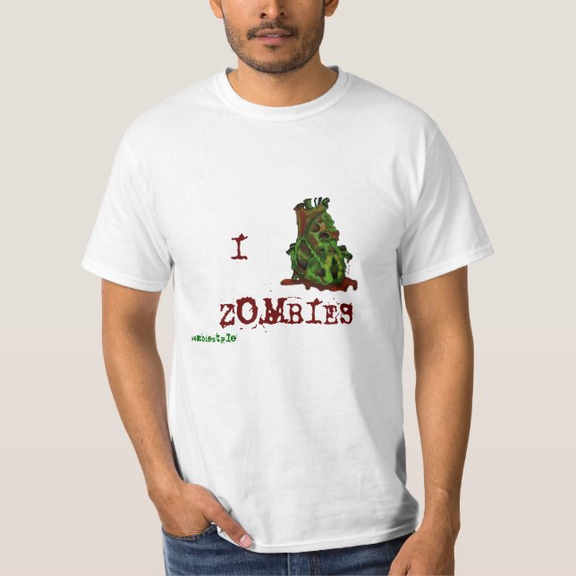 Liebe I Zombies T-Shirt (Vorderseite)