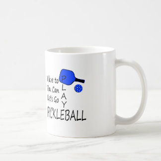Liebe I zu Ihnen kann lässt gehen Spiel pickleball Kaffeetasse