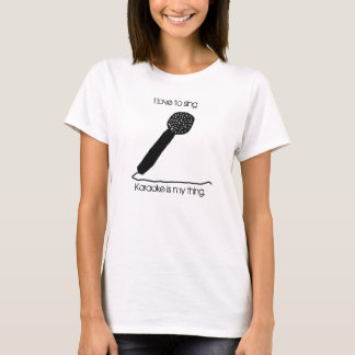Liebe I zu singen, T-Shirt