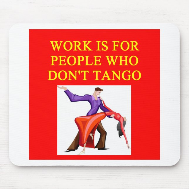 Liebe I zum Tango Mousepad (Vorne)
