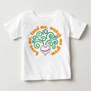 Liebe ich Baby-Gemüse-Shirt Baby T-shirt