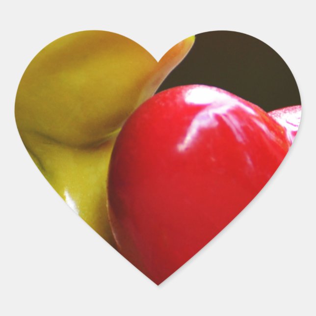 Liebe....Ich bin Lonley Herz-Aufkleber (Vorderseite)