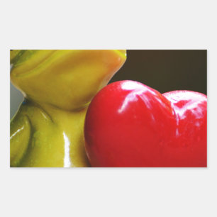 Liebe....Ich bin Lonley Rechteckiger Aufkleber