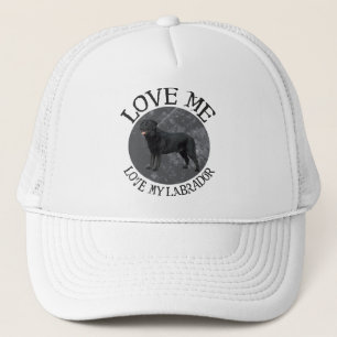 Liebe ich, Liebe mein Labrador Truckerkappe