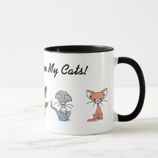 Liebe ich, Liebe meine Katzen-Kaffee-Tasse Tasse