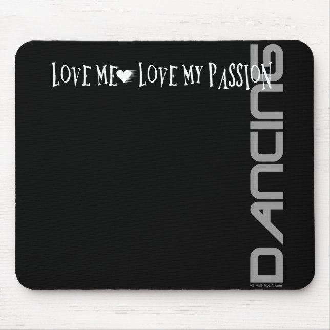 Liebe ich - Liebe meine Leidenschaft - Tanzen Mousepad (Vorne)