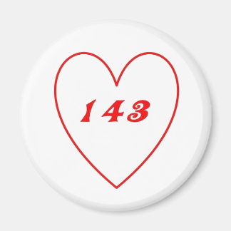 Liebe, ich Liebe Sie Magnet