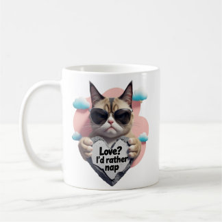 Liebe? Ich nehme ein Nickerchen Kaffeetasse
