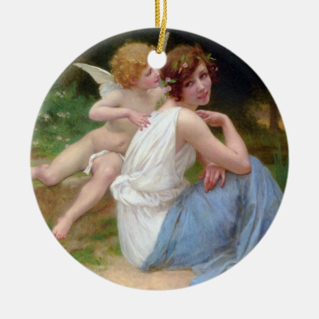 LIEBE IHR ANGEL KERAMIK ORNAMENT (Vorne)