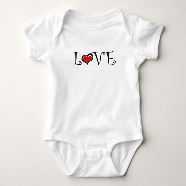 Liebe Ihr Baby! Baby Strampler (Vorderseite)