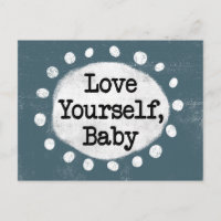 Liebe Ihr Baby - Grau Postkarte
