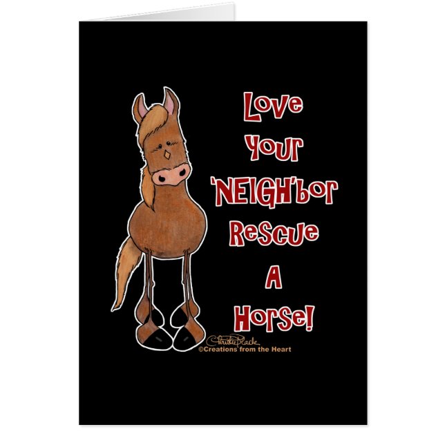 Liebe Ihr NEIGHbor-Pferd (Vorne)