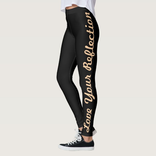 Liebe Ihr Spiegelbild Leggings (Links)