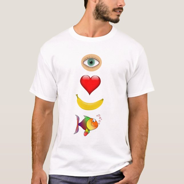 Liebe Ihre Bananenfische! T-Shirt (Vorderseite)