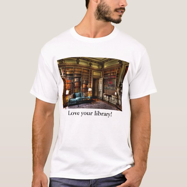 Liebe Ihre Bibliothek! T-Shirt (Vorderseite)