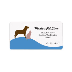 Liebe Ihre Haustiere - Haustier-Adressen-Etiketten Adressaufkleber