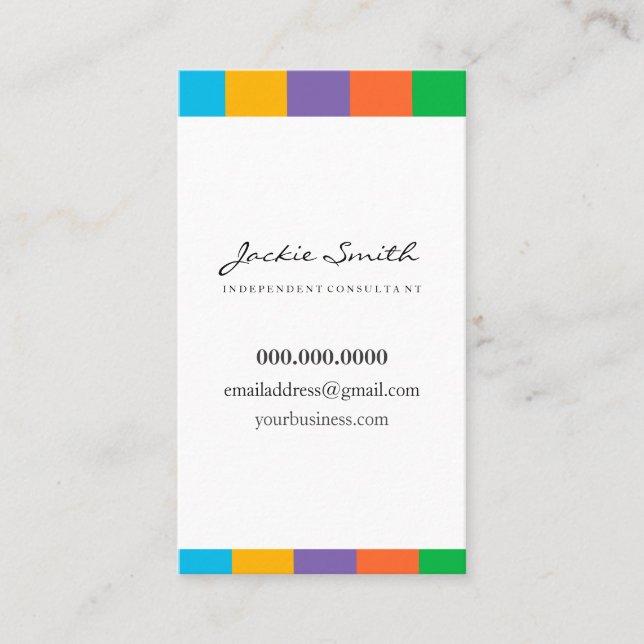 Liebe Ihre Haut - Geschäfts-Karte Visitenkarte (Vorderseite)