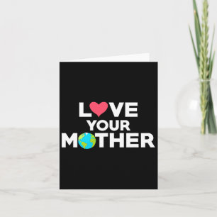 Liebe Ihre Mutter Erde Hipster Hippie Öko-freundli Karte