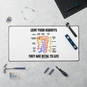 Liebe Ihre Nieren Sie sind lebenswichtig Nephron Schreibtischunterlage