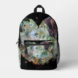 Liebe Ihre Welt Bedruckter Rucksack