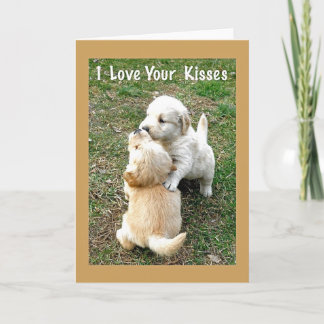 Liebe Ihrer Kisses Paper Note Card Karte