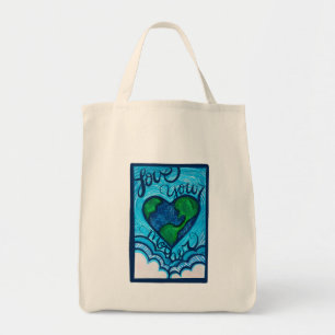 Liebe Ihrer Mutter Erden Tag Erden Herz Tragetasche
