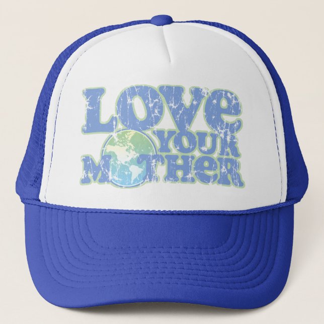 Liebe Ihres Mother Earth Trucker Hat Truckerkappe (Vorderseite)