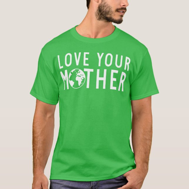 LIEBE IHRES MUTTER-Retro T-Shirt (Vorderseite)