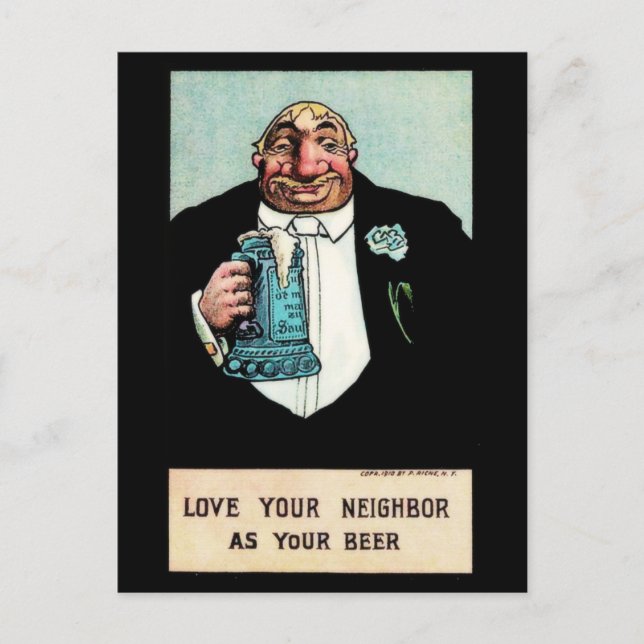 Liebe Ihres Nachbarn Postkarte (Vorderseite)