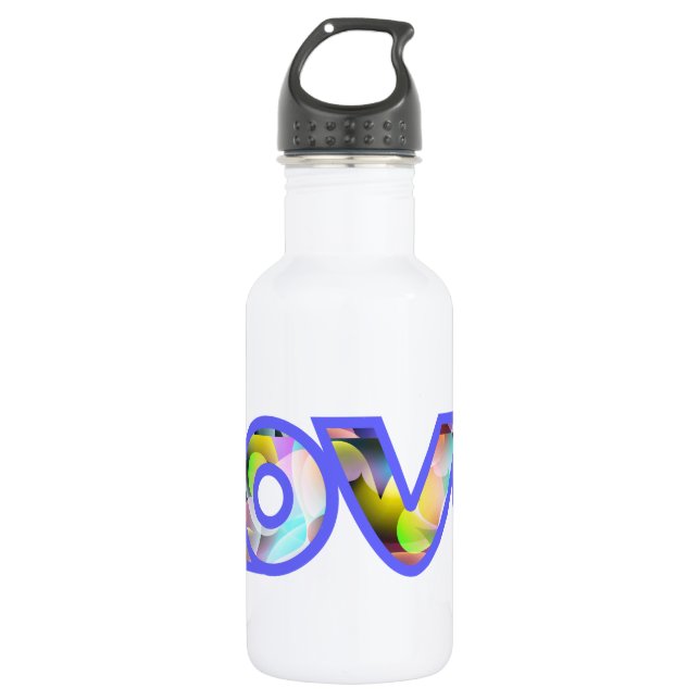 LIEBE II EDELSTAHLFLASCHE (Vorderseite)