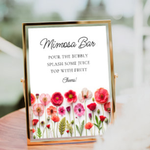 Liebe im Bar Bloom Mimosa Poster
