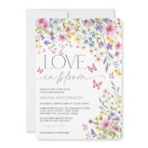 Liebe im Bloom Butterfly-Brautparty