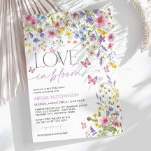 Liebe im Bloom Butterfly-Brautparty