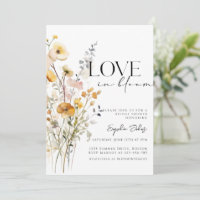 Liebe im blühenden Frühling Wildblume Brautparty I