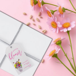 Liebe im Blumengarten Geschenkanhänger