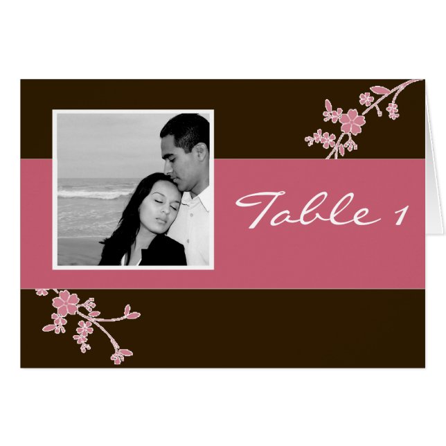 Liebe im Blut: Schokoladenbraun mit Kirschblossom (Vorderseite (Horizontal))