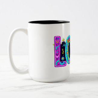 Liebe im Blut Zweifarbige Tasse