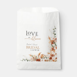 Liebe im Brautparty Bloom Boho Chic Terracotta Geschenktütchen