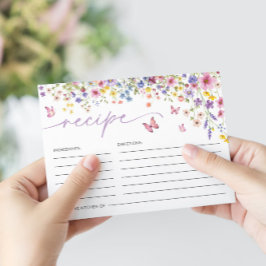 Liebe im Brautparty Blümflora-Schmetterling Begleitkarte