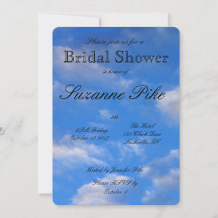 Liebe im Brautparty Luft Einladung