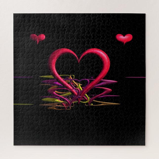 Liebe im Darkness-Puzzle Puzzle (Vertikal)