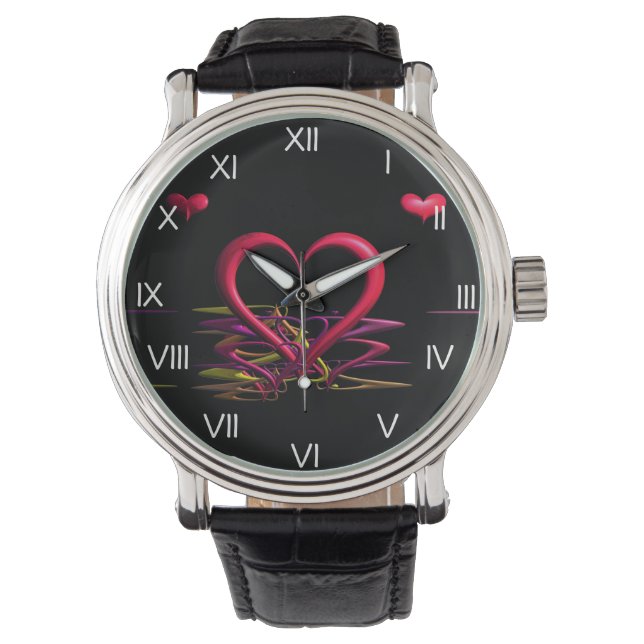 Liebe im Dunkeln Armbanduhr (Vorderseite)