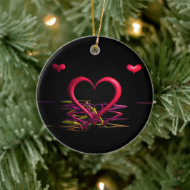 Liebe im Dunkeln Keramik Ornament