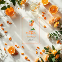 Liebe im ersten Spritz-Brautparty