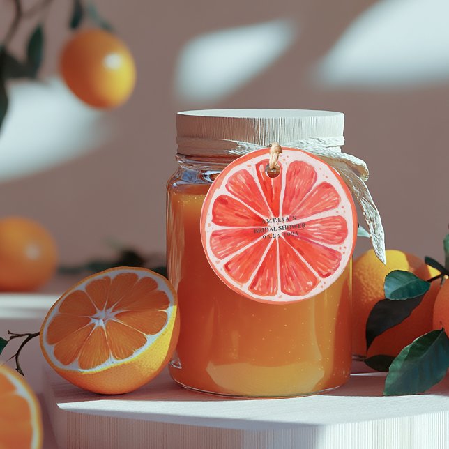 Liebe im ersten Spritz-Brautparty Geschenkanhänger (Von Creator hochgeladen)