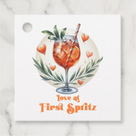 Liebe im ersten Spritz-Brautparty Geschenkanhänger