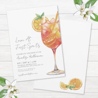 Liebe im ersten Spritz Cocktail Brautparty