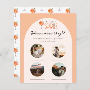 Liebe im First Spritz Bridal Foto Wo waren sie?