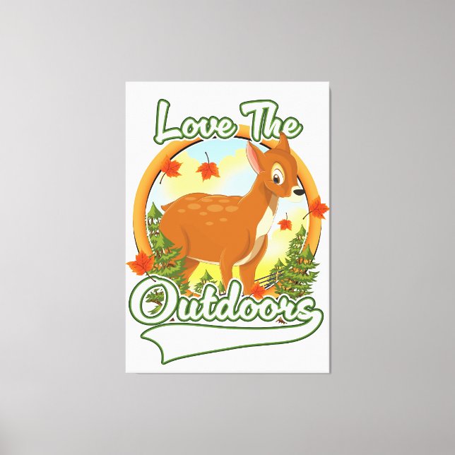 Liebe im Freien Leinwanddruck (Vorderseite)